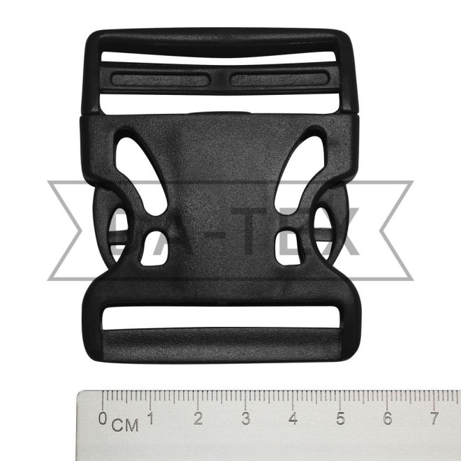 50 mm Plastic buckle fastener black
