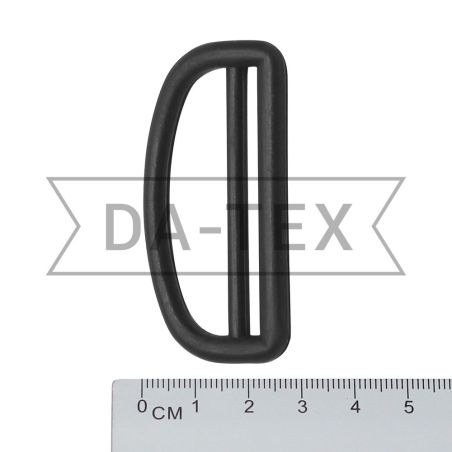 50 mm Plastic semi ring black photo - buy in the «DA-TEX» online store