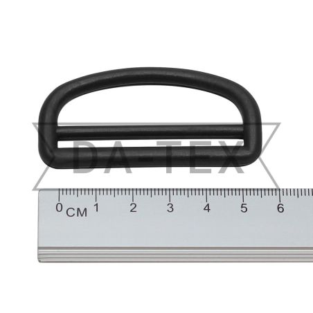 50 mm Plastic semi ring black photo - buy in the «DA-TEX» online store