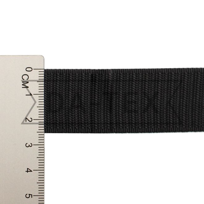 25 mm PP tape 32 g/m TL black