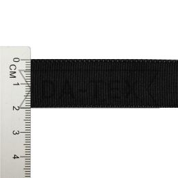 20 mm Grosgrain ribbon black