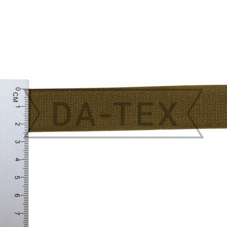 25 mm Hook tape (35%PA+65%PE) B  khaki photo - buy in the «DA-TEX» online store