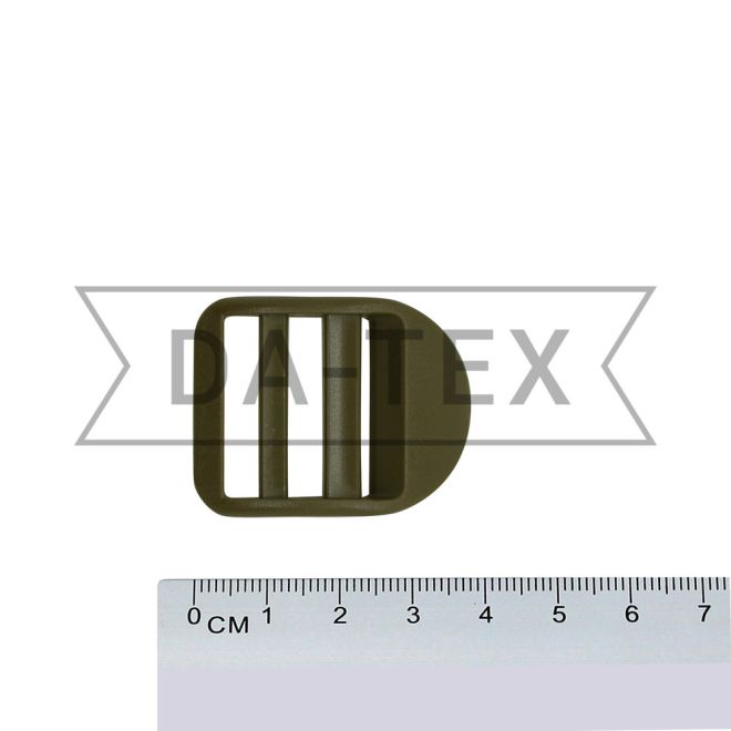 25 mm Plastic buckle khaki photo - buy in the «DA-TEX» online store