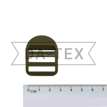 25 mm Plastic buckle khaki photo - buy in the «DA-TEX» online store