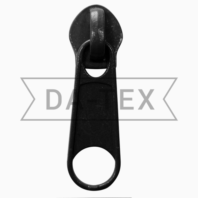 N.8 Slider for zipper long chain décor black
