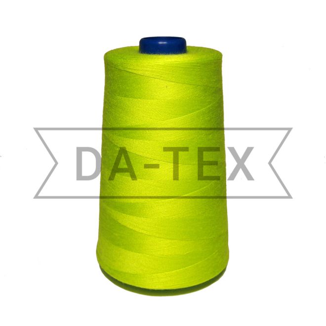 40/2 (5000 yards) thread 100% polyester green lemon neon