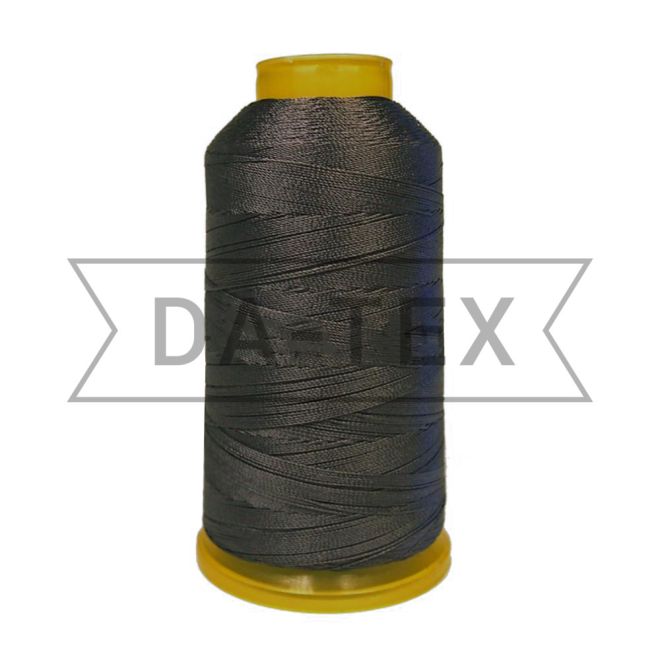 №40/2 (210D/3) (1400 m) high tenacity polyester thread dark grey photo - buy in the «DA-TEX» online store