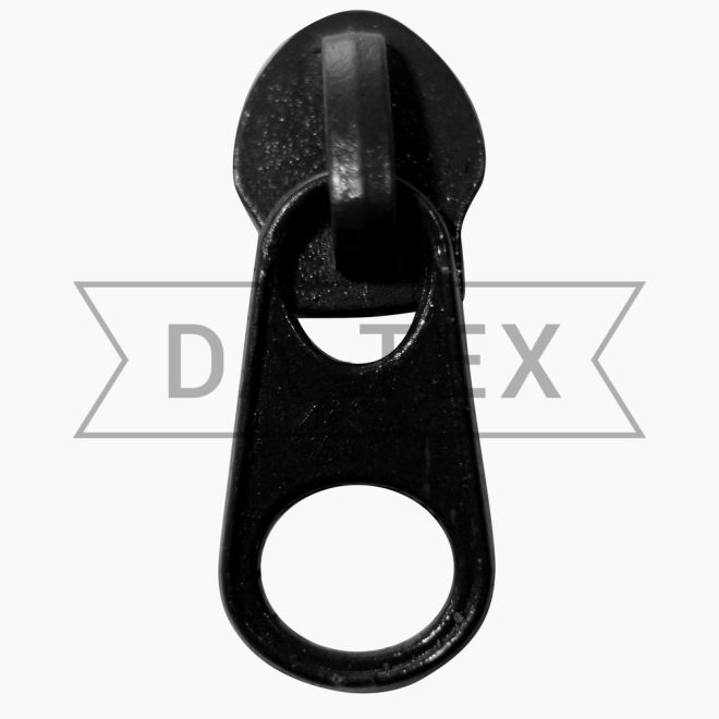 N.3 Slider for zipper long chain short puller black