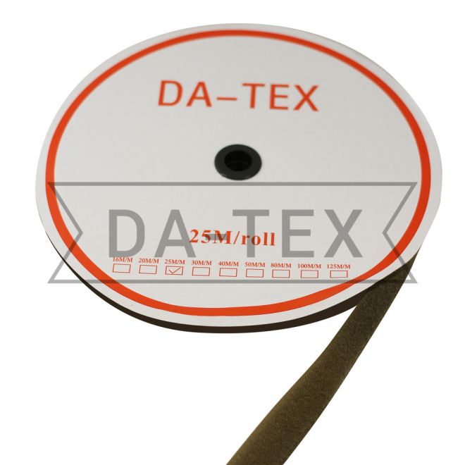 25 mm Loop tape 65% NYLON 35% PE  B+  khaki photo - buy in the «DA-TEX» online store