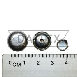 16 mm Metal button nikel