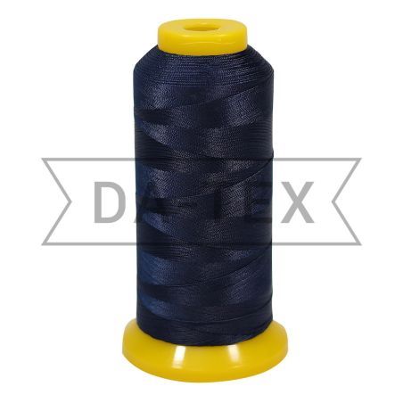 №30 (980 m) high tenacity polyester thread blue photo - buy in the «DA-TEX» online store