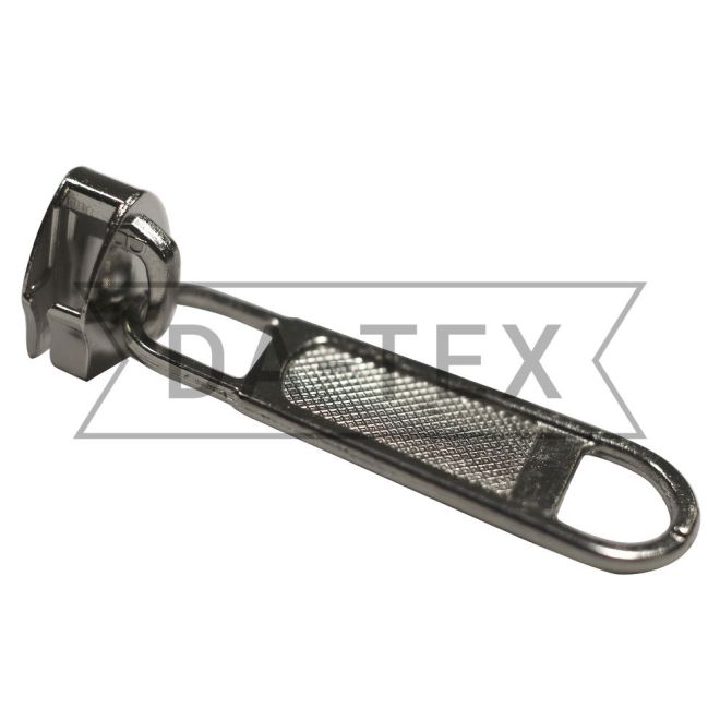 N.7 Slider for zipper long chain nikel photo - buy in the «DA-TEX» online store