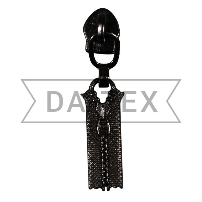 N.5 Slider for zipper long chain black nickel