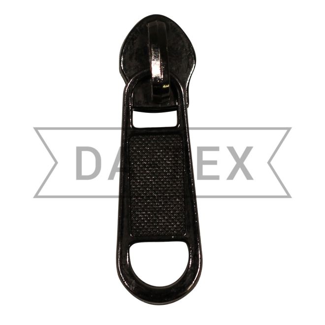 N.5 Slider for zipper long chain black nickel