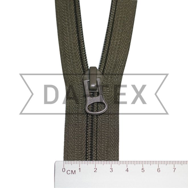 50 cm Nylon zipper N.8 O/E (best quality) khaki