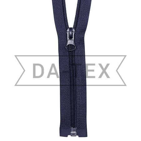 50 cm Nylon zipper N.5 O/E dark blue photo - buy in the «DA-TEX» online store