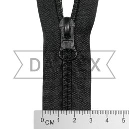 100 cm Nylon zipper N.5 black