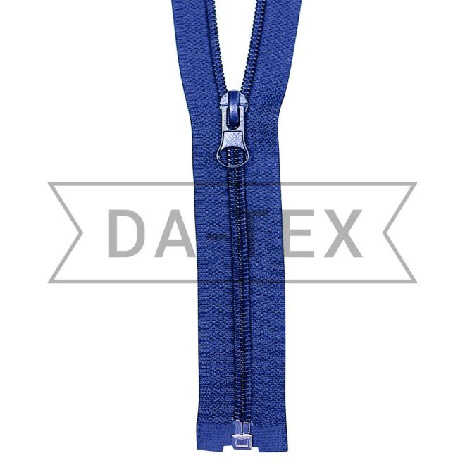 50 cm Nylon zipper N.5 O/E electric blue photo - buy in the «DA-TEX» online store