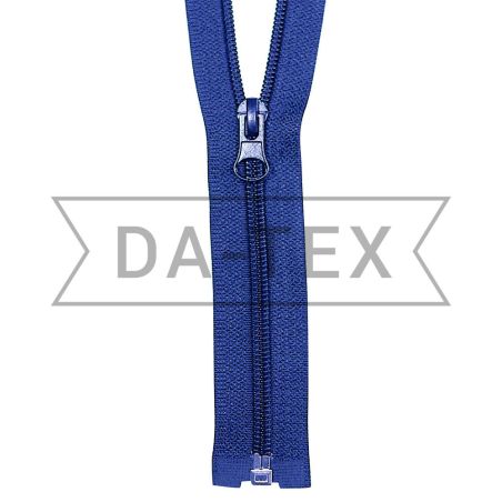 50 cm Nylon zipper N.5 O/E electric blue photo - buy in the «DA-TEX» online store