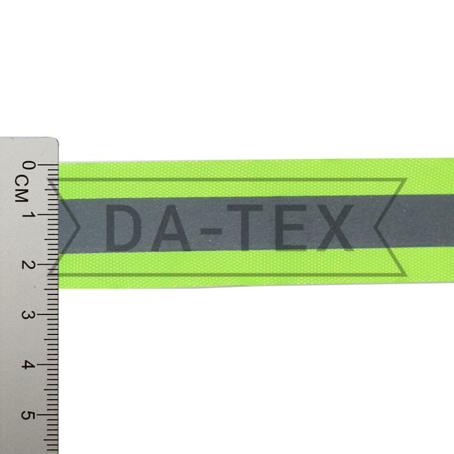 25x10 mm Reflective tape lemon + reflective stripe