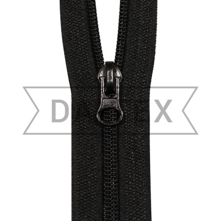 45 cm Nylon zipper N.7 O/E black photo - buy in the «DA-TEX» online store