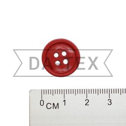 17 mm Button red