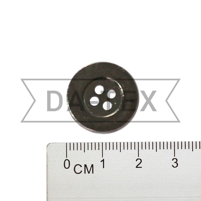 20 мм Ґудзик металічний [0132] L32 колір чорний нікель