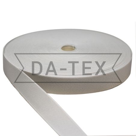 25 mm Woven elastic tape DDK white photo - buy in the «DA-TEX» online store