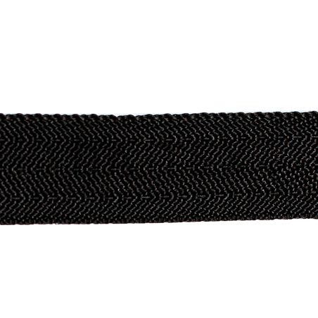 23 mm Outer tape 8 g/m V-type weaving black photo - buy in the «DA-TEX» online store
