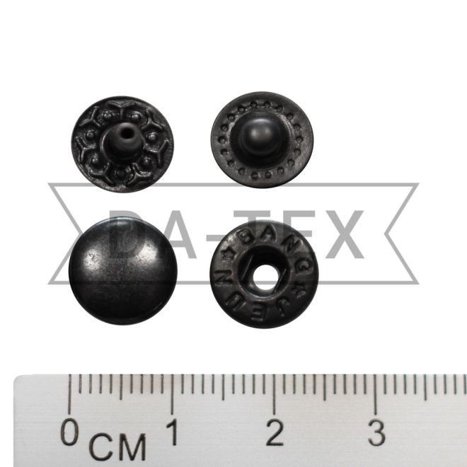 10 mm snap button W-style oxide