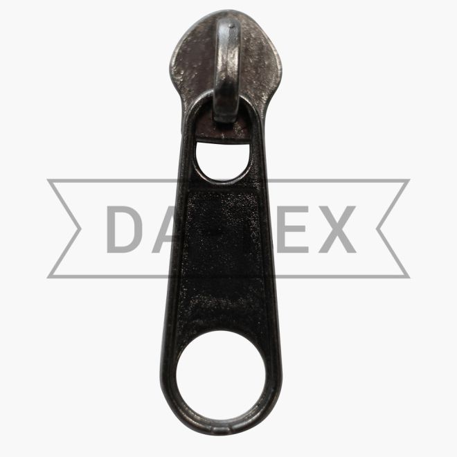 N.3 Slider for zipper long chain black nickel