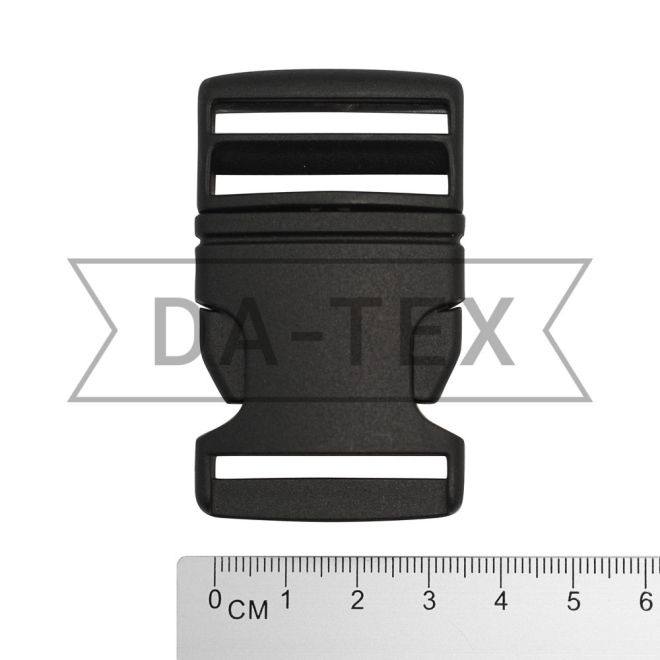 32 mm Plastic buckle fastener black