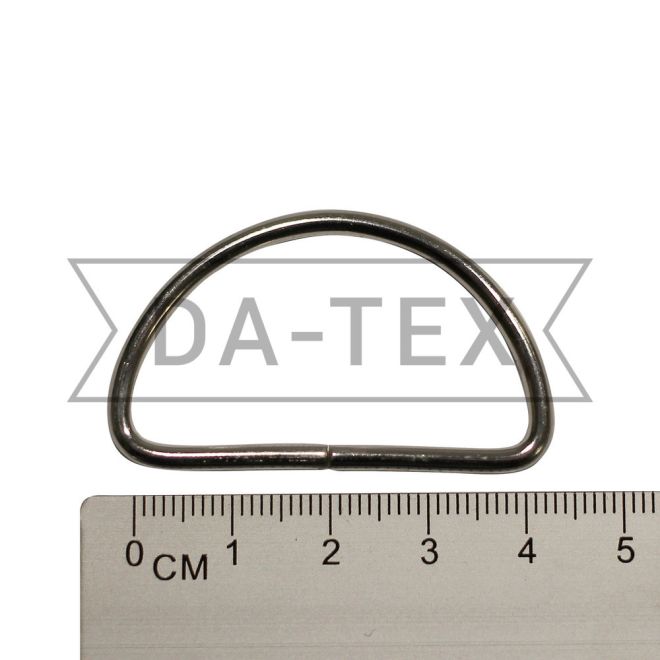40 mm Metal semi ring nikel