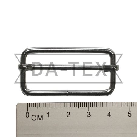 40x16 mm Metal strengthened buckle nikel photo - buy in the «DA-TEX» online store
