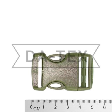 25 mm Plastic buckle fastener khaki photo - buy in the «DA-TEX» online store