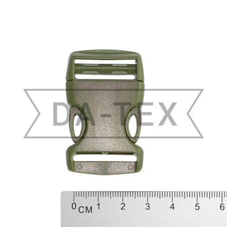 25 mm Plastic buckle fastener khaki photo - buy in the «DA-TEX» online store