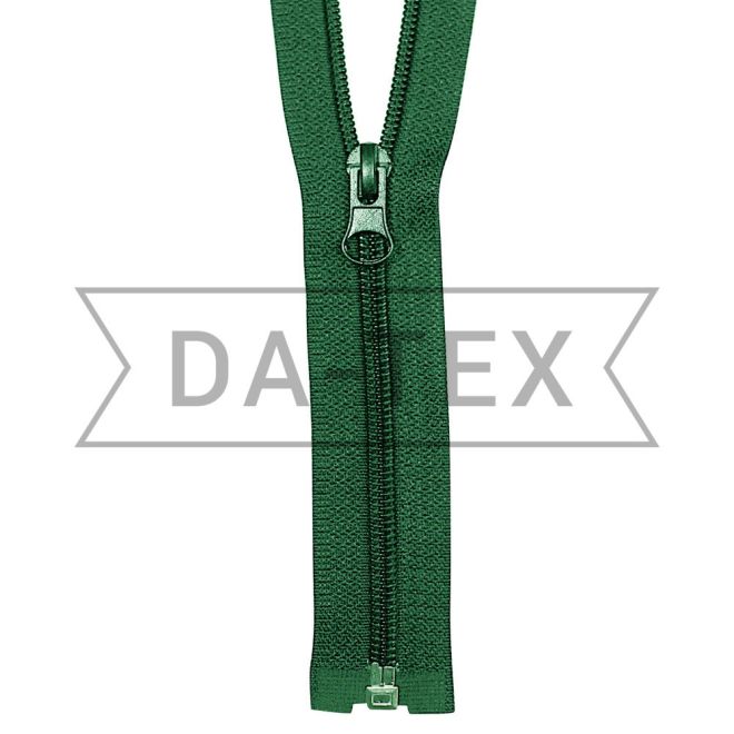50 cm Nylon zipper N.5 O/E green photo - buy in the «DA-TEX» online store
