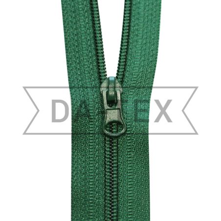 50 cm Nylon zipper N.5 O/E green photo - buy in the «DA-TEX» online store