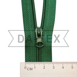 20 cm Nylon zipper N.4 green