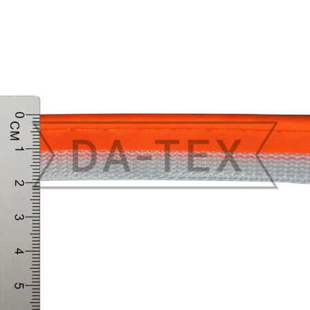 10 mm Reflective bias cord orange photo - buy in the «DA-TEX» online store
