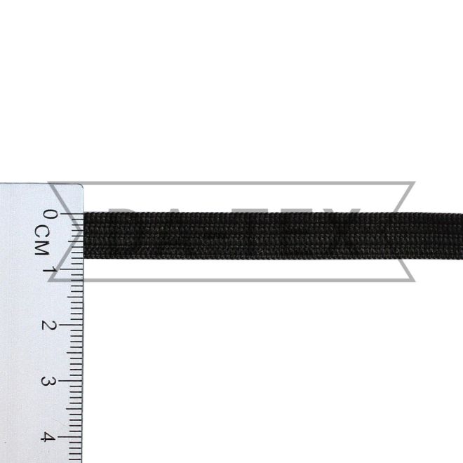 8 mm Elastic braid black