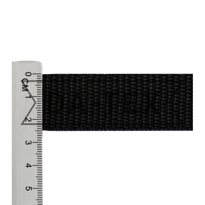 25 mm PP tape 12 g/m (850D) black