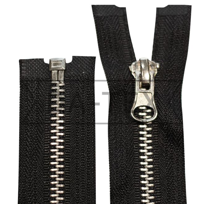 70 cm Metal zipper N.5 nikel photo - buy in the «DA-TEX» online store