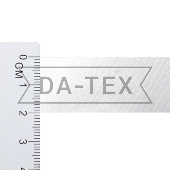 20 мм Стрічка сатин для друку етикеток колір білий