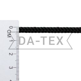 4 mm Knitted rope black