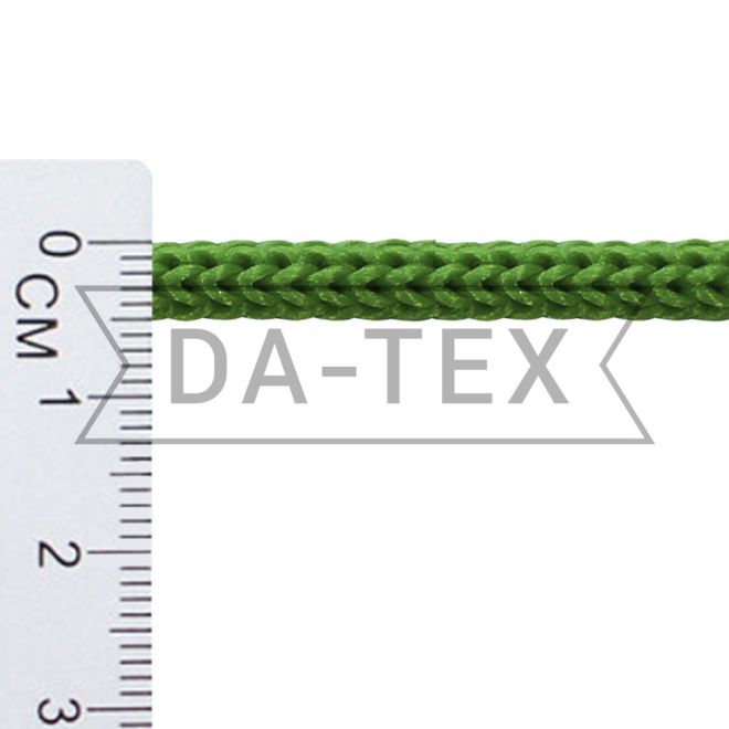 5 mm Knitted rope green grass