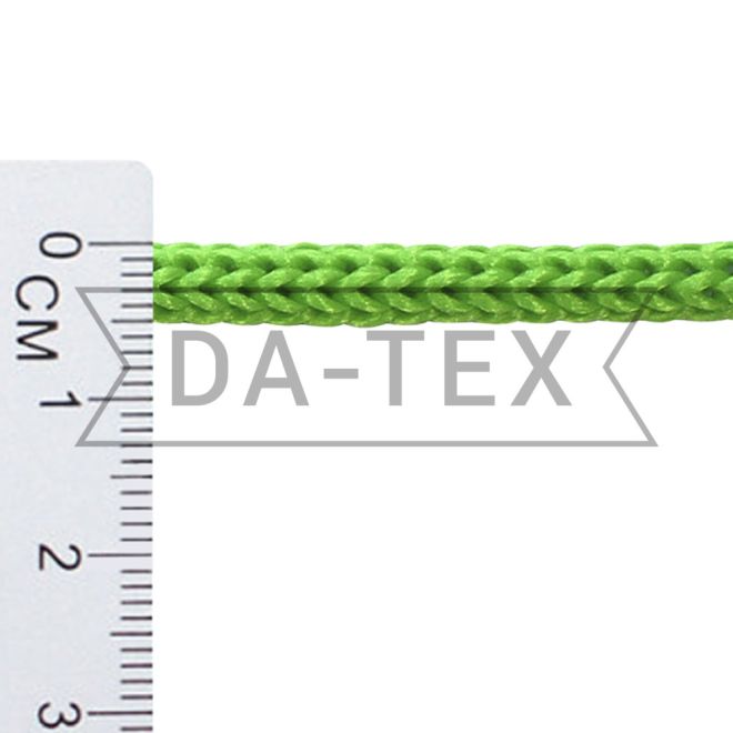 5 mm Knitted rope neon green