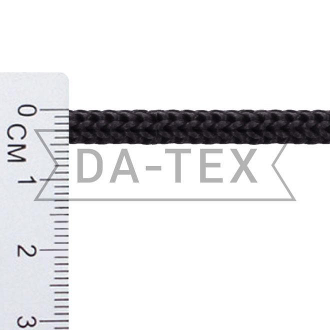 5 мм Шнур в’язаний колір сірий темний