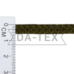 6 мм Шнур плетеный цвет хаки