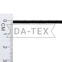 2,0 mm Elastic rope black